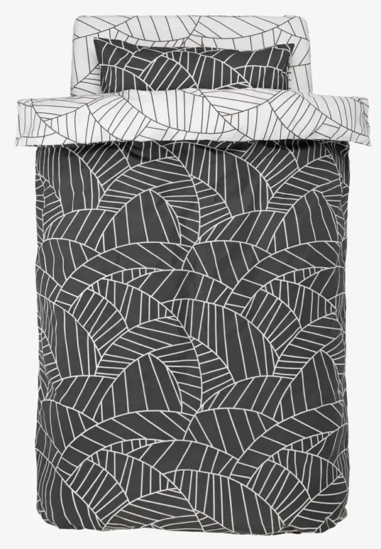 JYSK Спално бельо с чаршаф PAULA перкал 140x200 бяло