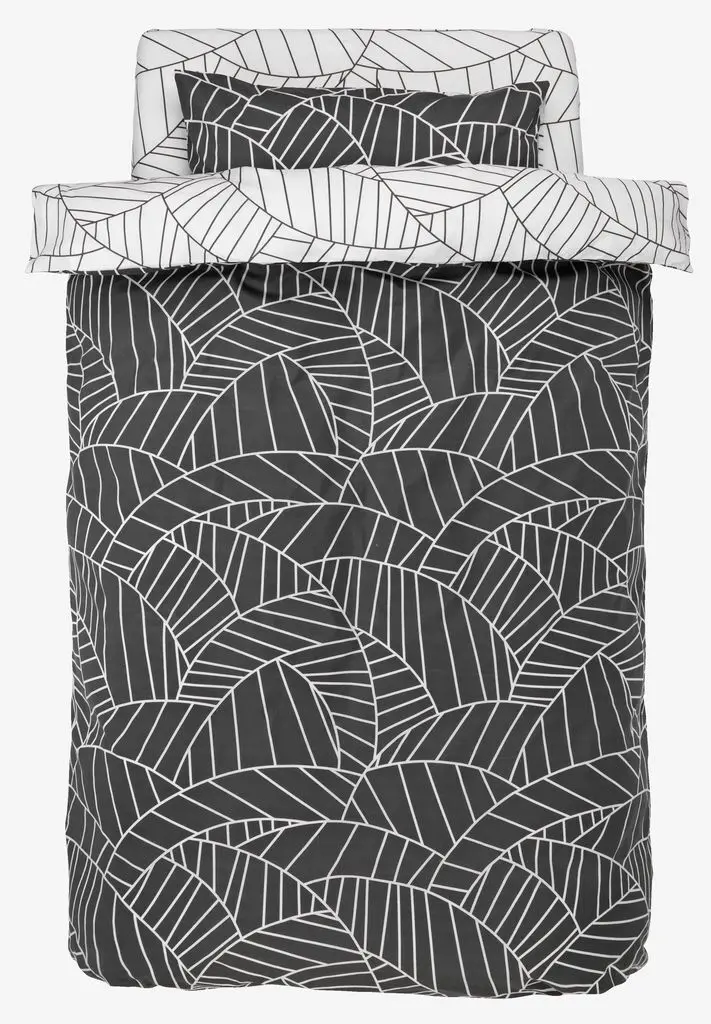 JYSK Спално бельо с чаршаф PAULA перкал 140x200 бяло