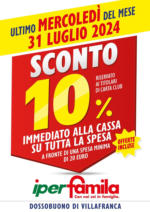 Iperfamila Sconto 10% su tutta la spesa - al 31.07.2024