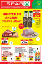 Spar: Spar újság érvényessége 2024.08.07-ig - 2024.08.07 napig