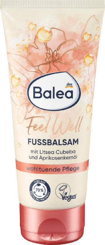 Balea Fußbalsam Feel Well Litsea Cubeba