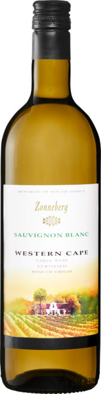 Zonneberg Sauvignon Blanc, Afrique du Sud, Western Cape, 2023, 75 cl