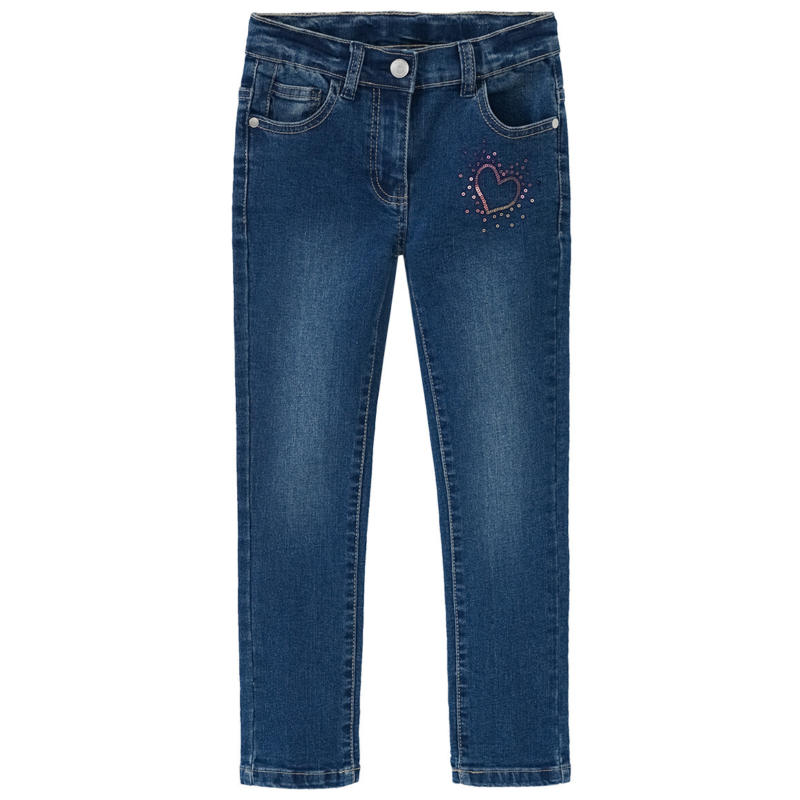 Mädchen Skinny-Jeans mit Pailletten