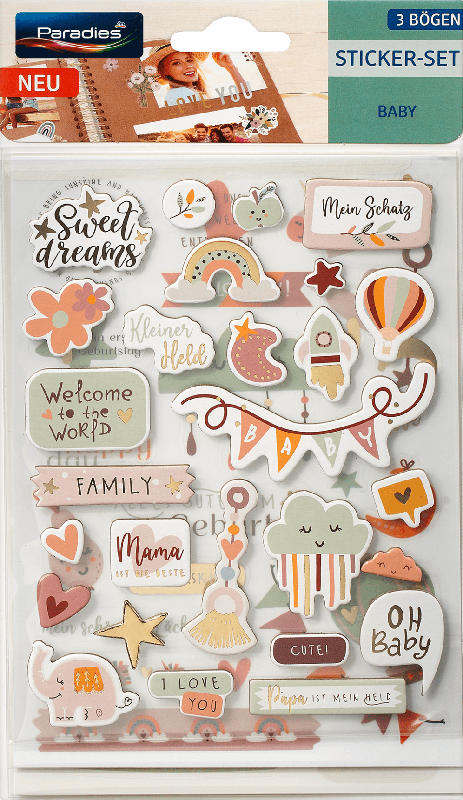 Paradies Sticker-Set Baby