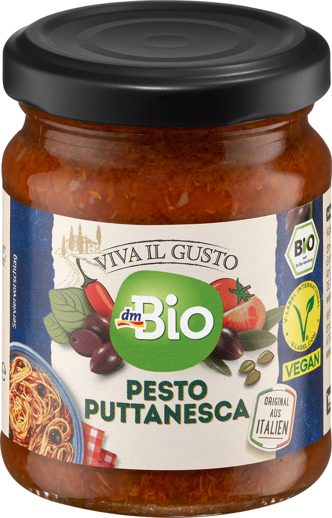 dmBio Pesto, Puttanesca