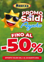 Maurys Fino al -50% - al 18.08.2024