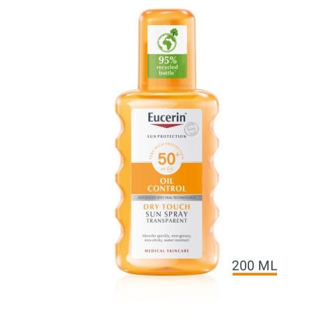 ЮСЕРИН | EUCERIN СЪН SPF50 СПРЕЙ ЗА ТЯЛО ПРОЗРАЧЕН 200МЛ 005459