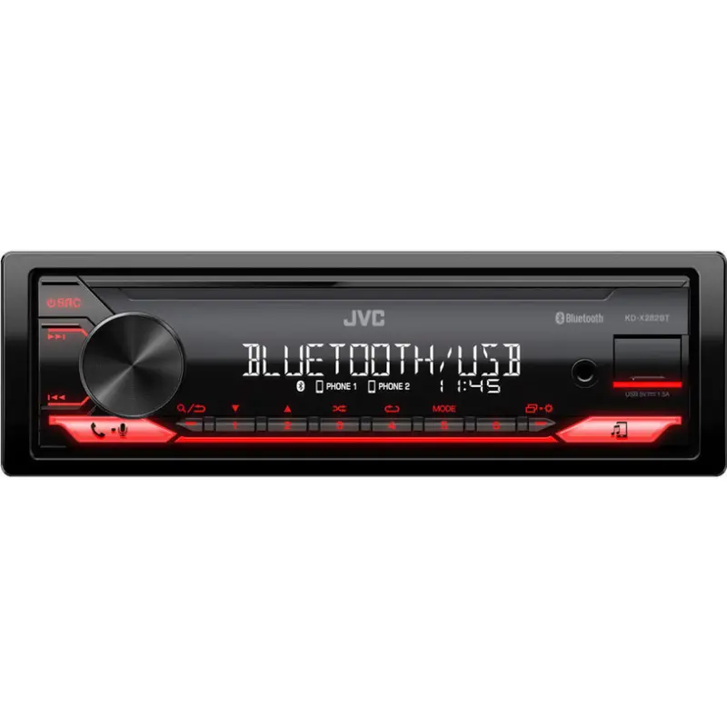 Авто Ресийвър JVC KD-X282BT BLUETOOTH, 4 X 50 W, USB