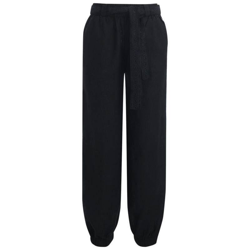 Damen Hose aus Leinen-Mix