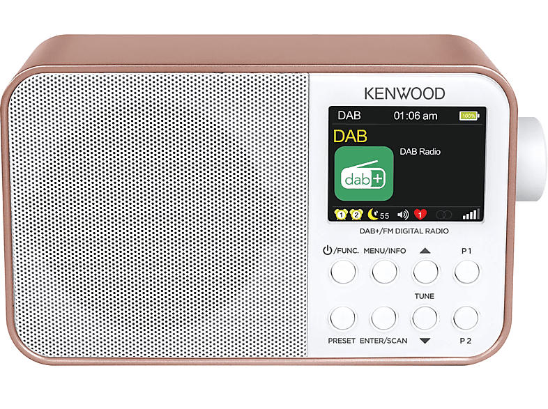 Kenwood CR-M30DAB Kompaktradio, rosegold