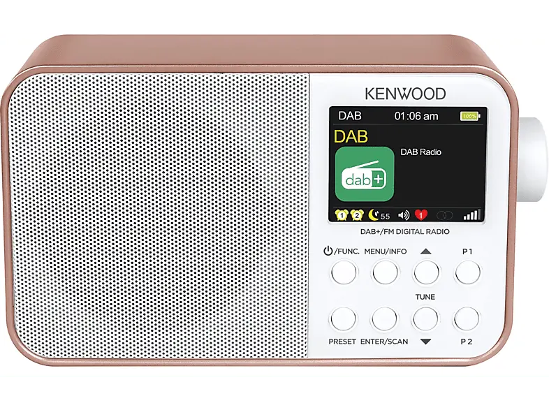 Kenwood CR-M30DAB Kompaktradio, rosegold