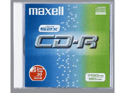 Maxell CD-R 80, 700MB, 52x 10er Pack; Rohling