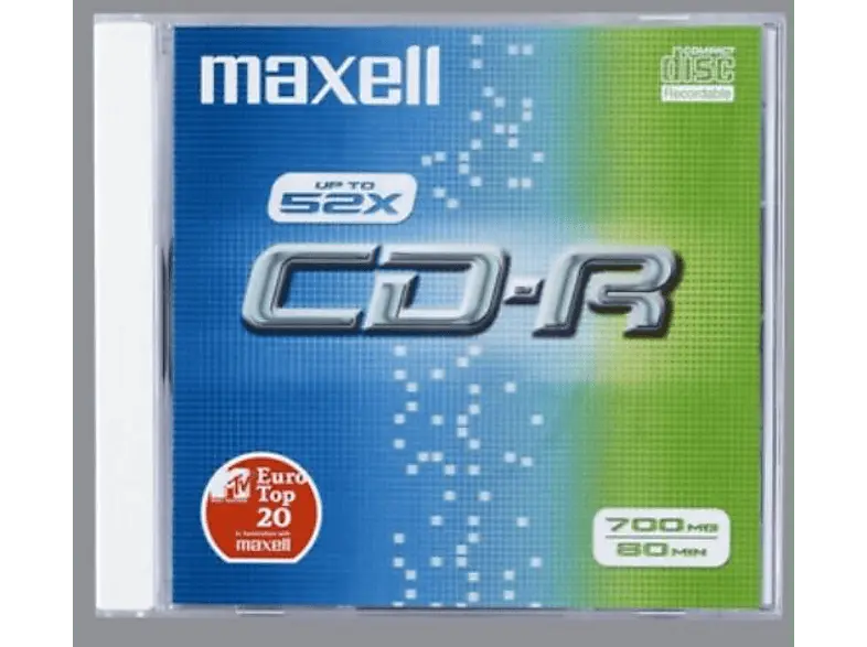 maxELL CD-R 80, 700MB, 52x 10er Pack; Rohling