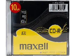 maxELL CD-R 80 Musik 10er Pack im Case; CD-R Musik