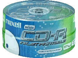 maxELL CD-R 80 52x bedruckbar 25er Spindel; Rohling