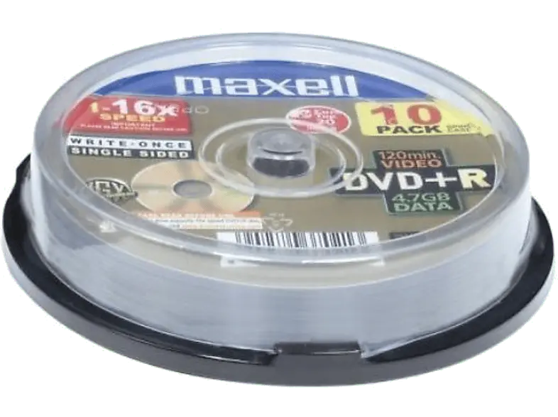 maxELL Rohlinge DVD+R 4.7 GB, 10er-Pack