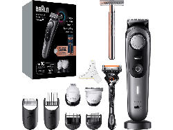 BRAUN BT9420 + KKing C. Gillette Double Edge Safety Razor, Barttrimmer + Rasierhobel