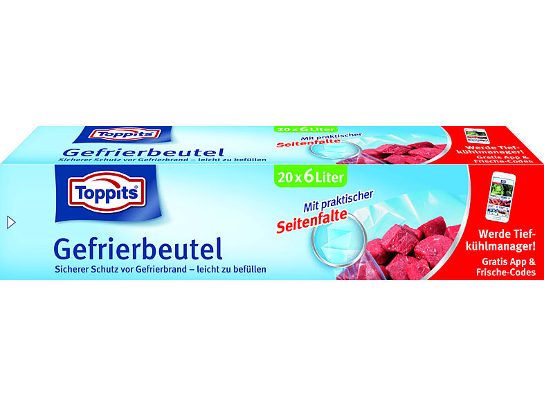 Toppits Gefrierbeutel 20x6 Liter