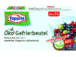 TOPPITS Öko Gefrierbeutel 30x3 Liter