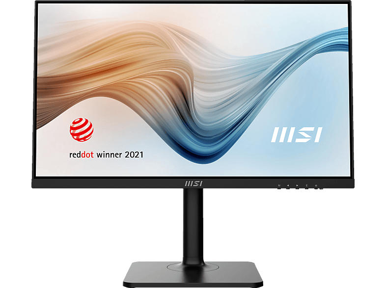 MSI Monitor Modern MD241PDE, 24 Zoll, FHD, 75Hz, 5ms, 250cd, IPS, 94.21% Adobe RGB, Schwarz