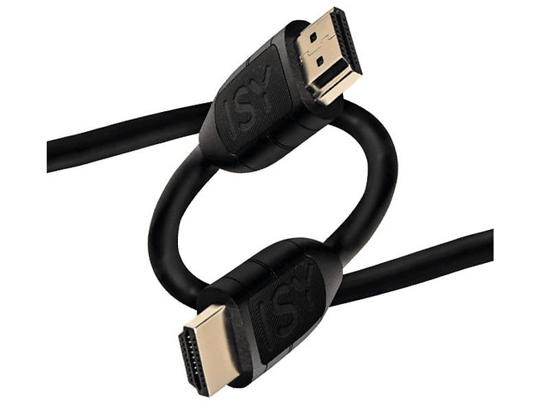 ISY IHD 9023-IT HDMI 2.1 Kabel, 8K60Hz, 2 Meter, Schwarz