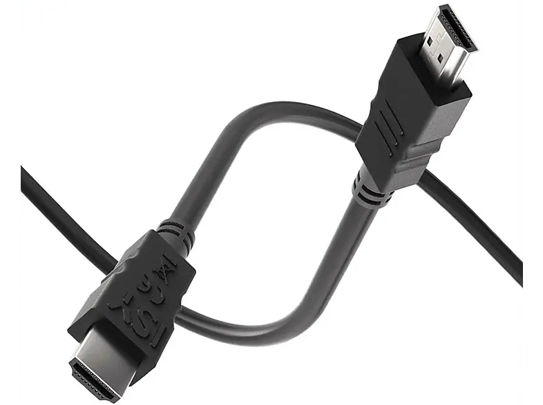 ISY IHD 9003-IT HDMI Kabel, 4K60Hz, 0.75 Meter, Schwarz