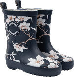 dm-drogerie markt Mikk-Line Gummistiefel mit Blumen-Muster, blau, Gr. 28/29 - bis 15.10.2024