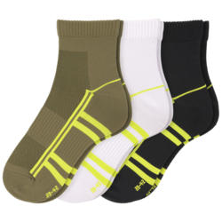 3 Paar Herren Sport-Sneaker-Socken im Set (Nur online)