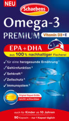 Schaebens Omega-3 Premium Fischöl Kapseln 90 St