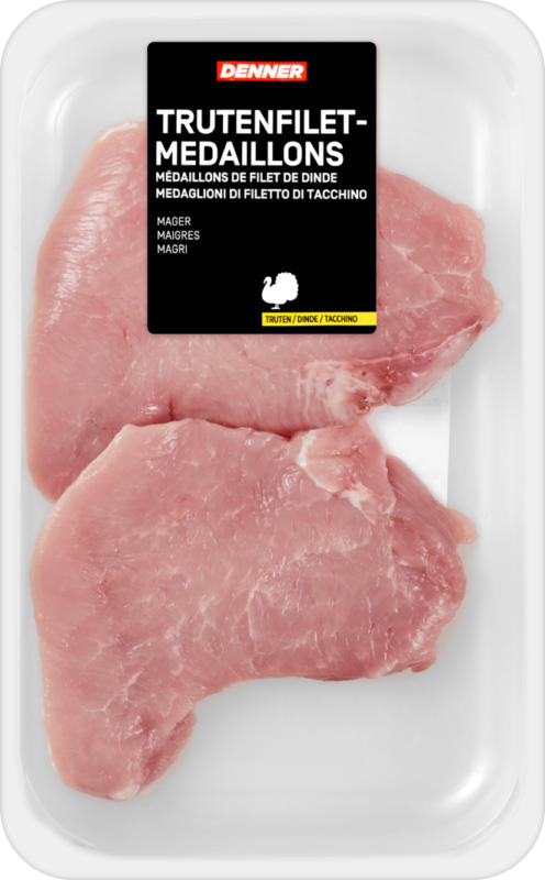 Médaillons de filet de dinde Denner, Allemagne, 400 g