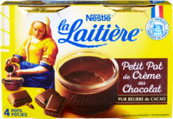 Nestlé La Laitière Petit Pot de Crème au Chocolat, 4 x 100 g