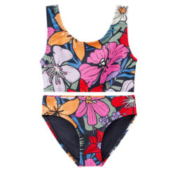 Mädchen Bikini mit Blumen-Muster (Nur online)