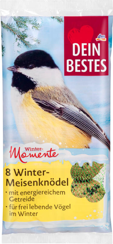 Dein Bestes Hauptfutter für Wildvögel, Wintermomente Winter-Meisenknödel