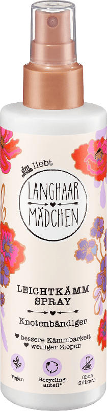 Langhaarmädchen Leichtkämmspray