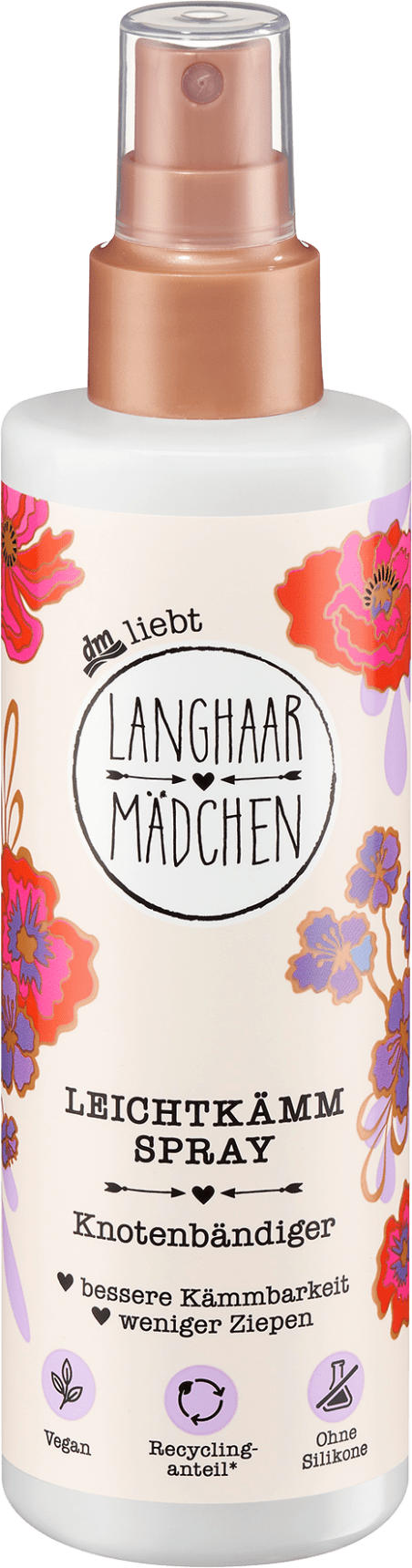 Langhaarmädchen Leichtkämmspray