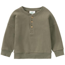 Baby Sweatshirt mit Henley-Ausschnitt (Nur online)