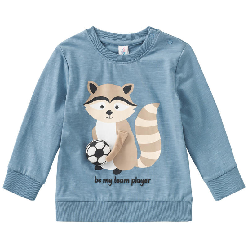 Baby Langarmshirt mit 3D-Tier-Applikation