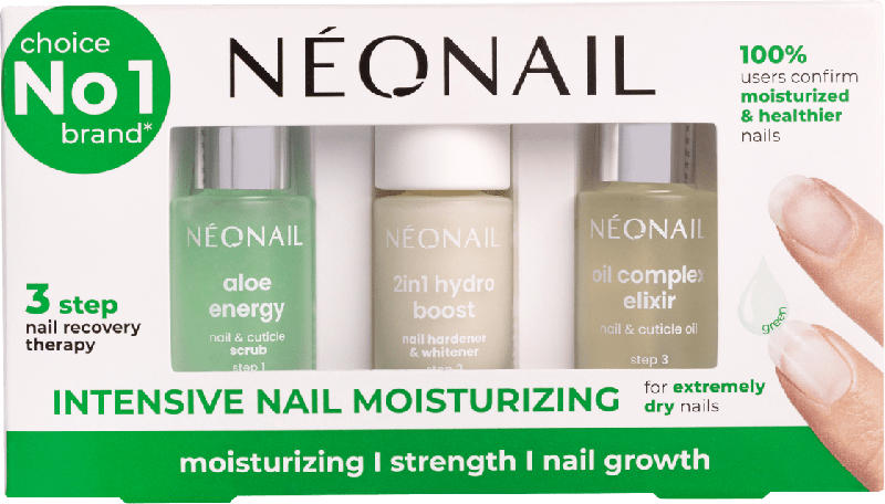 NÉONAIL Nagelpflegeset Intensive Nail Moisturizing 3tlg