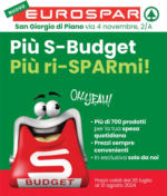 Eurospar Più S-Budget Più ri-SPARmi! - al 31.08.2024