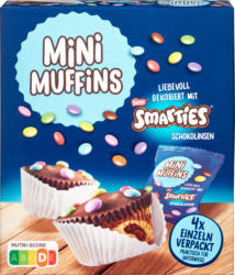 Nestlé Smarties Mini Muffins, 4 Stück, 120 g