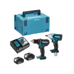 АКУМУЛАТОРЕН КОМПЛЕКТ MAKITA DLX2133J 18 V, БРОЙ БАТЕРИИ 2, 3.00 Ah, КУФАР