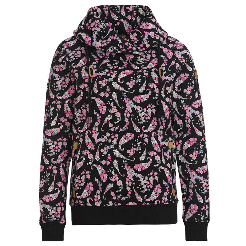 Damen Sweatshirt mit Blumen-Allover