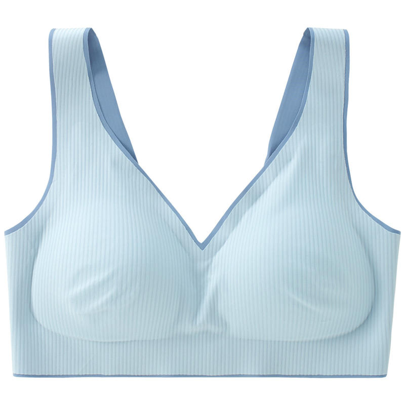 Damen Seamless-Bustier mit Rippstruktur