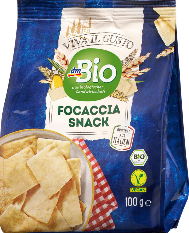 dmBio Focaccia Snack