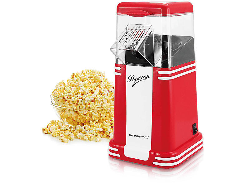 Emerio POM-111241 Popcornmaschine Rot/Weiß