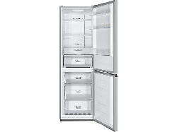 Gorenje NRK6192AS4 Kühl- Gefrierkombination (E, 304 l, 1860 mm hoch, Standgerät, No Frost (verminderte Eisbildung), Silber)