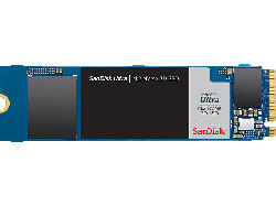 SanDisk 500GB SSD Festplatte Ultra 3D, NVMe M.2, Intern, R3500/W2300 MB/s