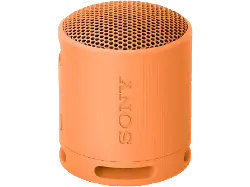 Sony SRS-XB100 - kabelloser, tragbarer Bluetooth-Lautsprecher, robust, wasserfest und staubdicht gemäß IP67, 16 Stunden Akkuleistung, Eco, Orange; Bluetooth Lautsprecher