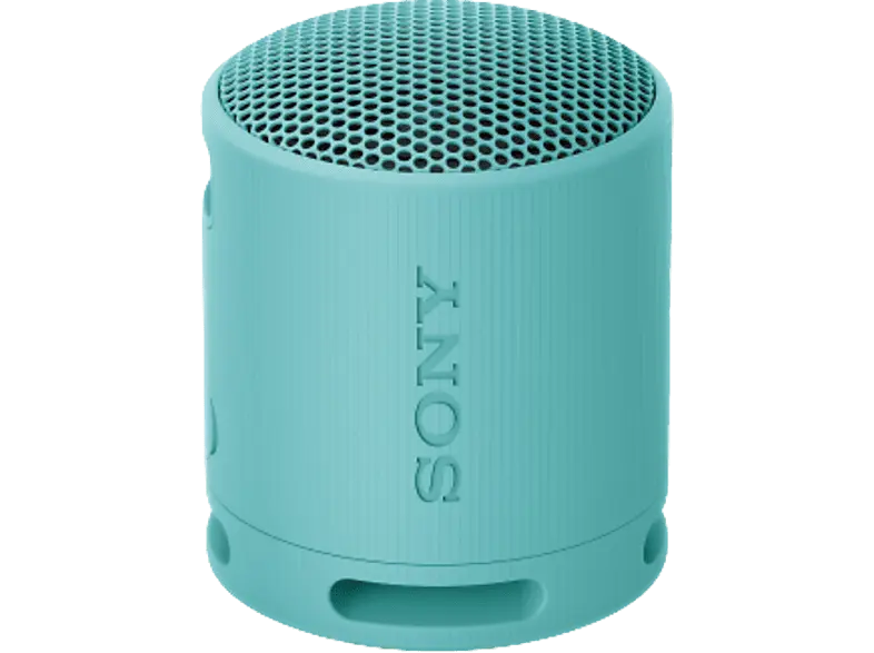 Sony SRS-XB100 - kabelloser, tragbarer Bluetooth-Lautsprecher, robust, wasserfest und staubdicht gem&auml;&szlig; IP67, 16 Stunden Akkuleistung, Eco, Blau; Bluetooth Lautsprecher
