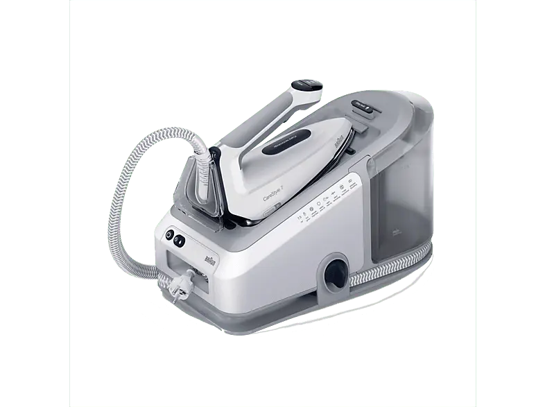 Braun IS 7262GY Care Style 7 Dampfbügelstation (7,5 bar, 2700 Watt, 2 l Wassertank, Weiß/Grau)